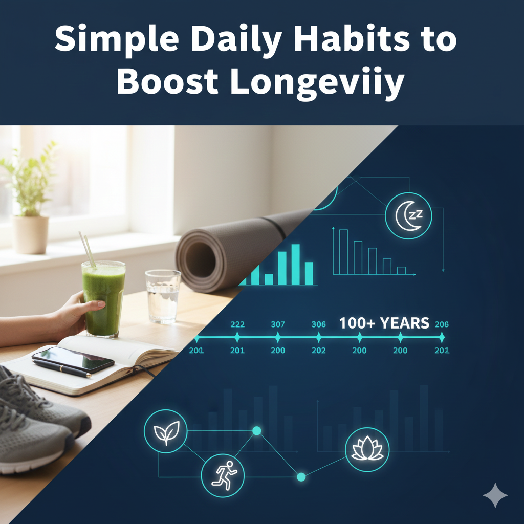 Simple daily habits to boost longevity and support a healthy lifestyle